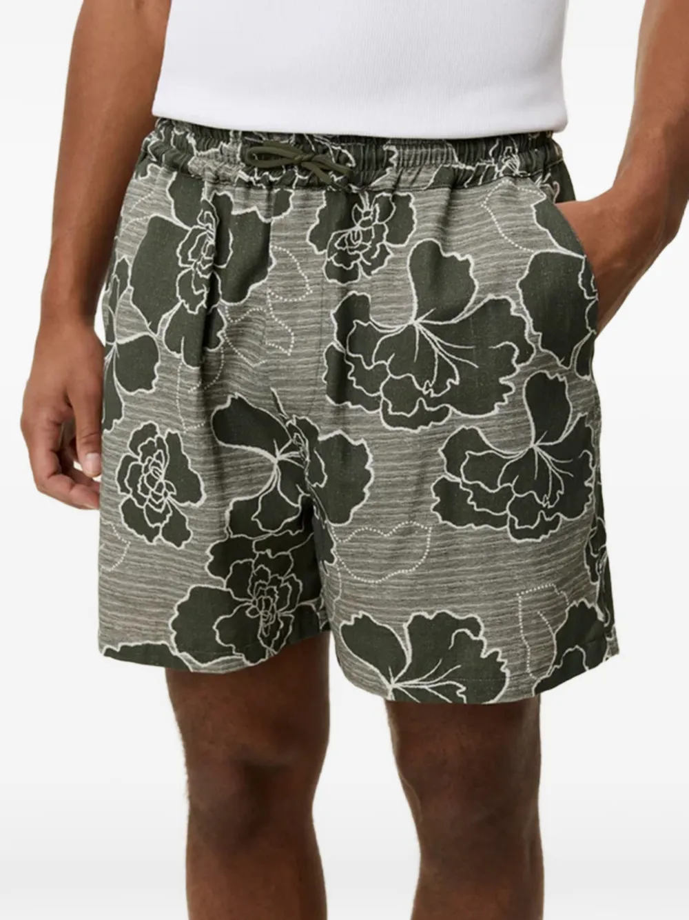  Les Deux Charlie Poppy Shorts - Green 