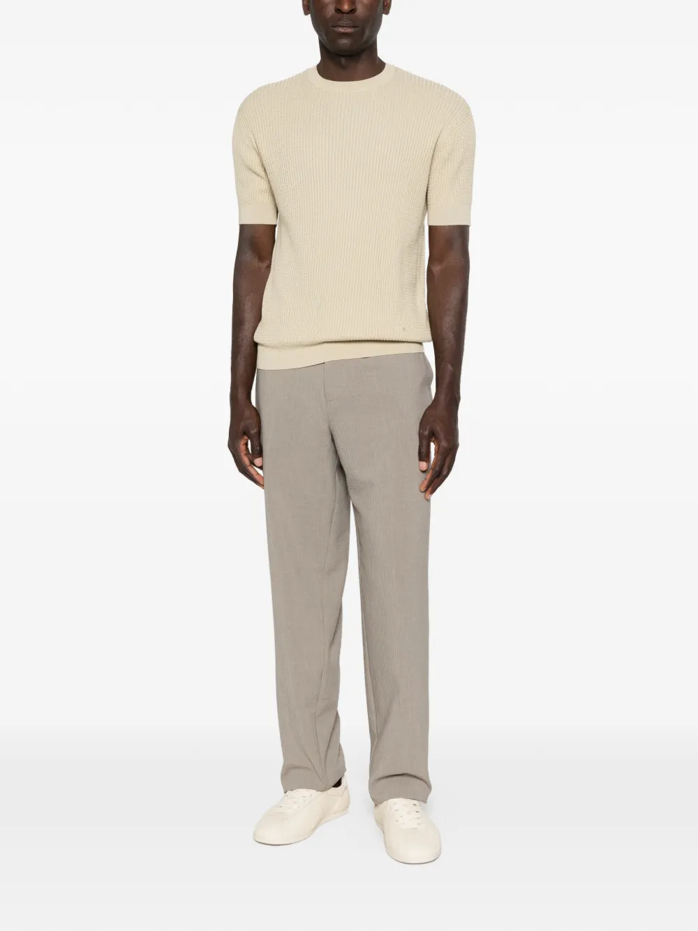 Emporio Armani Straight broek Beige