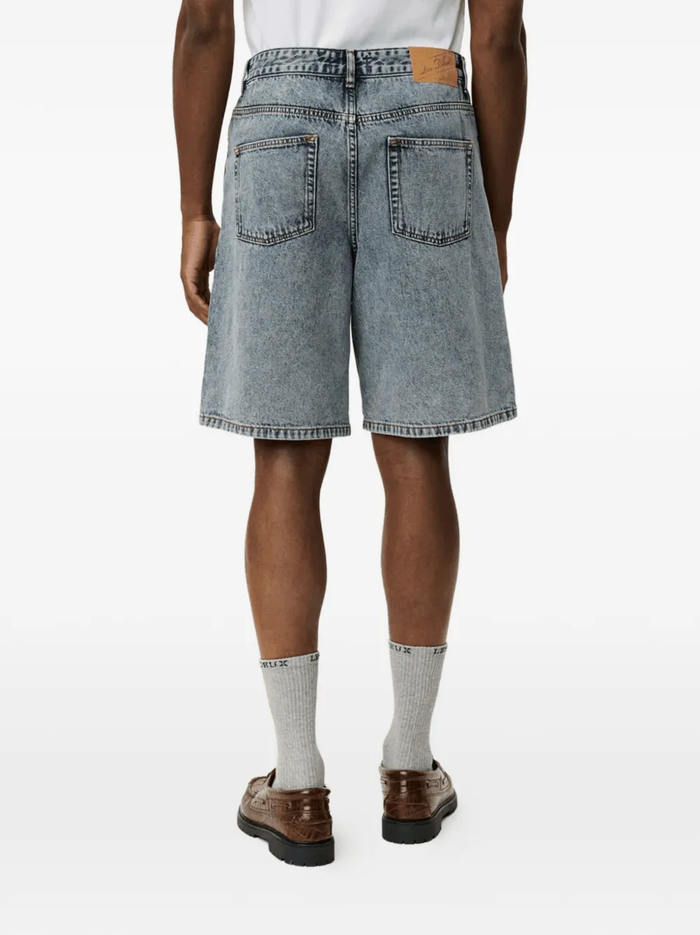 Les Deux Ryder denim shorts Blauw