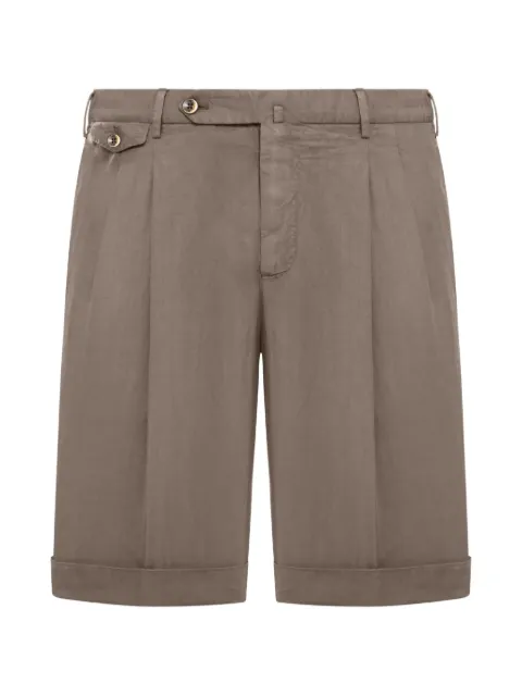 PT Torino cuffed pleated shorts