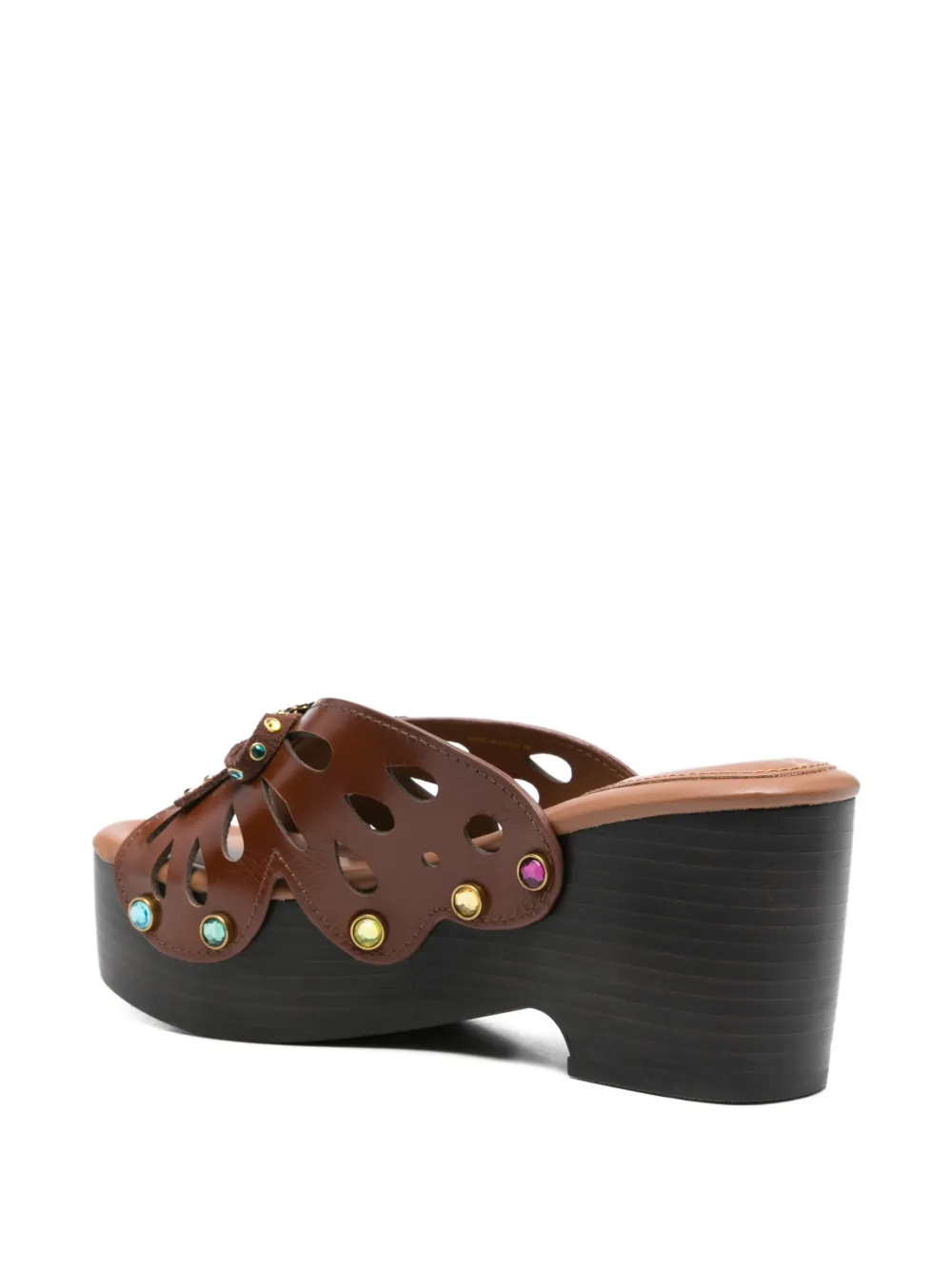 Kurt Geiger London Sandalen verfraaid met vlinder Bruin