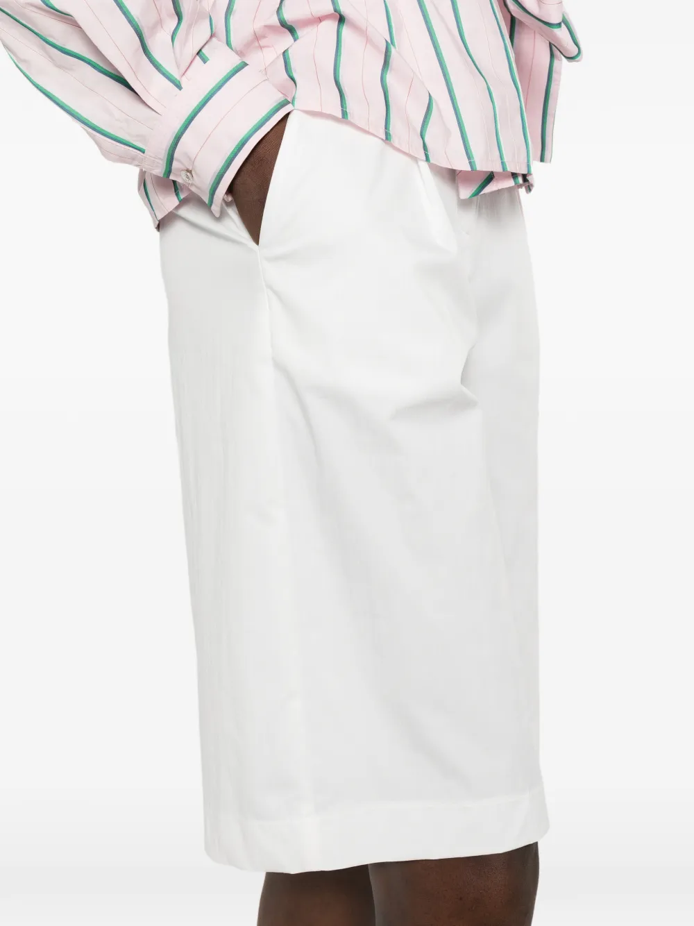 Patrizia Pepe Formele shorts Wit