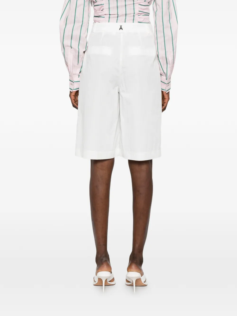 Patrizia Pepe Formele shorts Wit