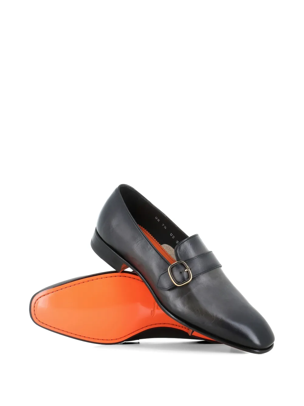 Santoni Gespschoenen Zwart