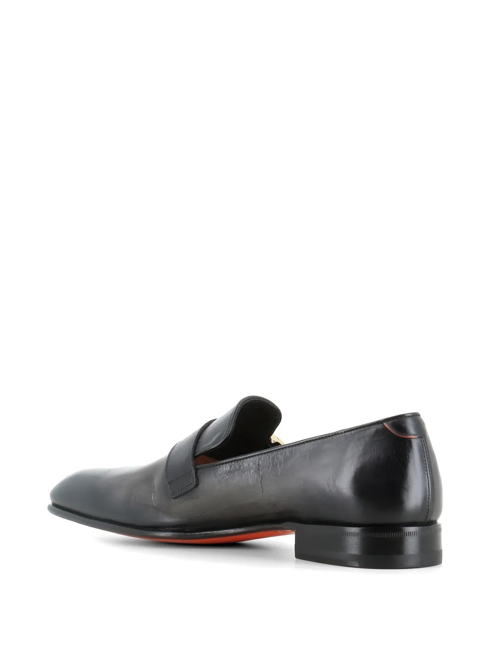 Santoni Gespschoenen Zwart