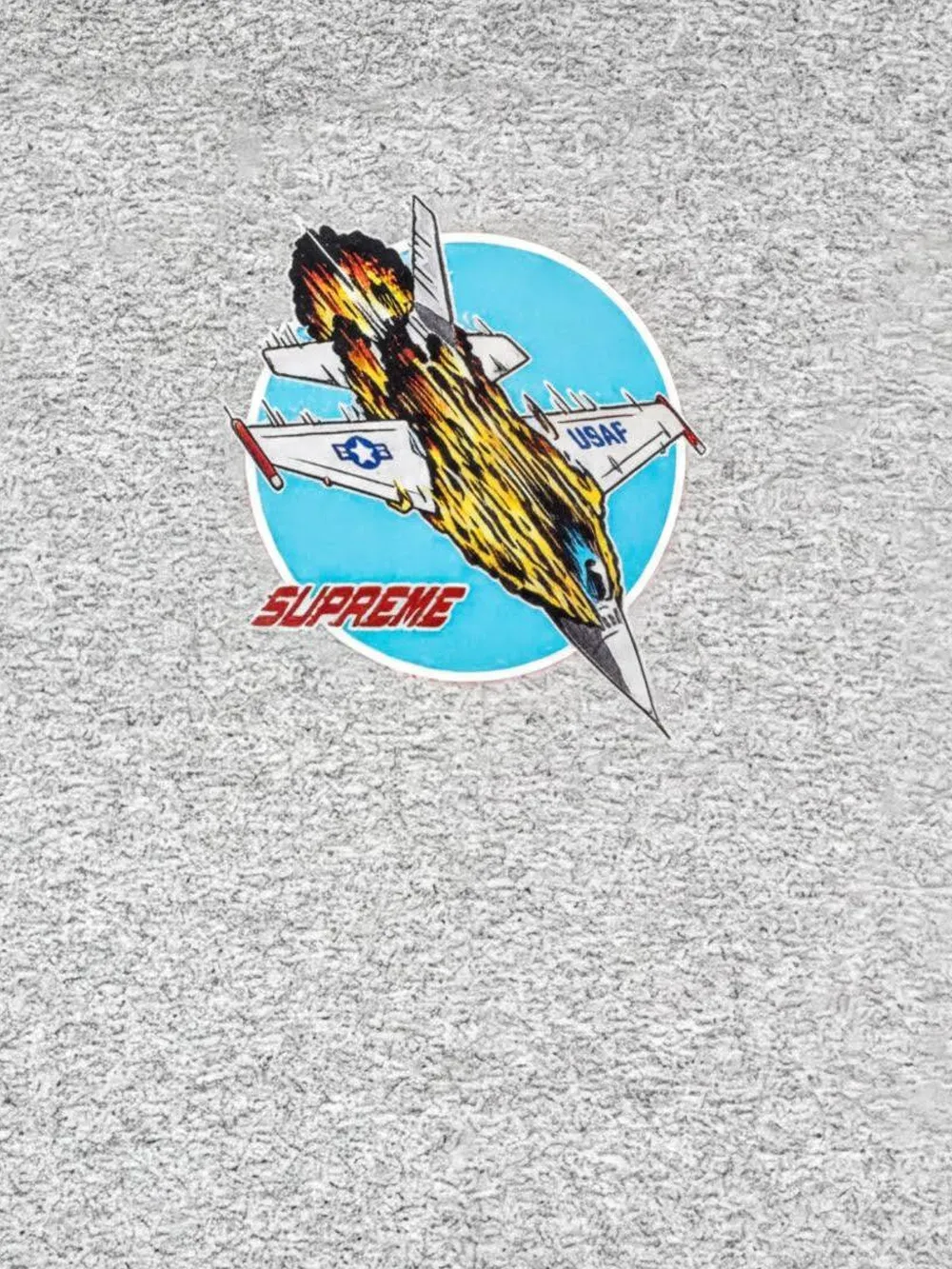 Supreme Jet T-shirt met grafische print Grijs