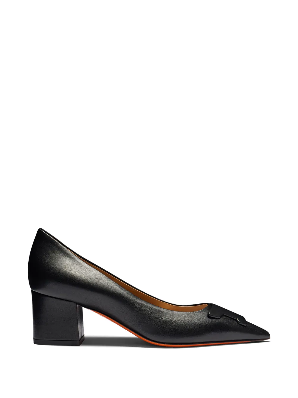 Santoni Leren pumps Zwart