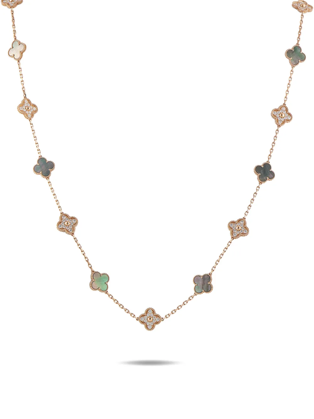 Van Cleef & Arpels Arpels Alhambra mother-of-pearl necklace - Rosa