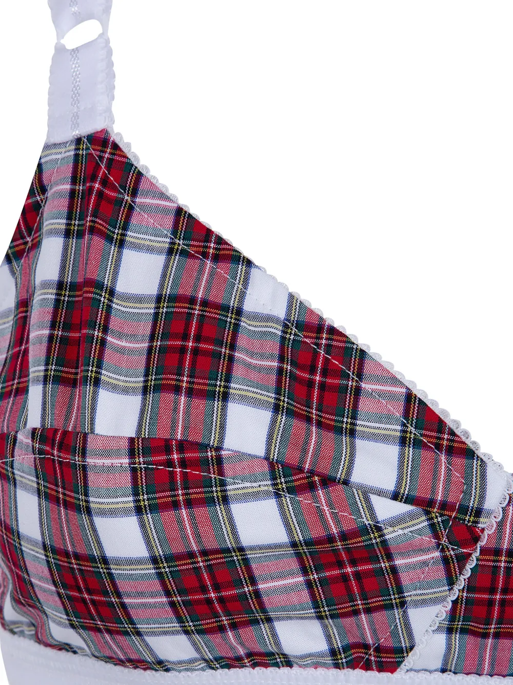  Nº21 Reggiseno Con Orlo A Smerlo - Bianco 