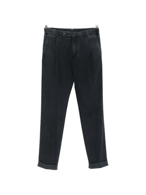 Berwich pleated cuffed trousers