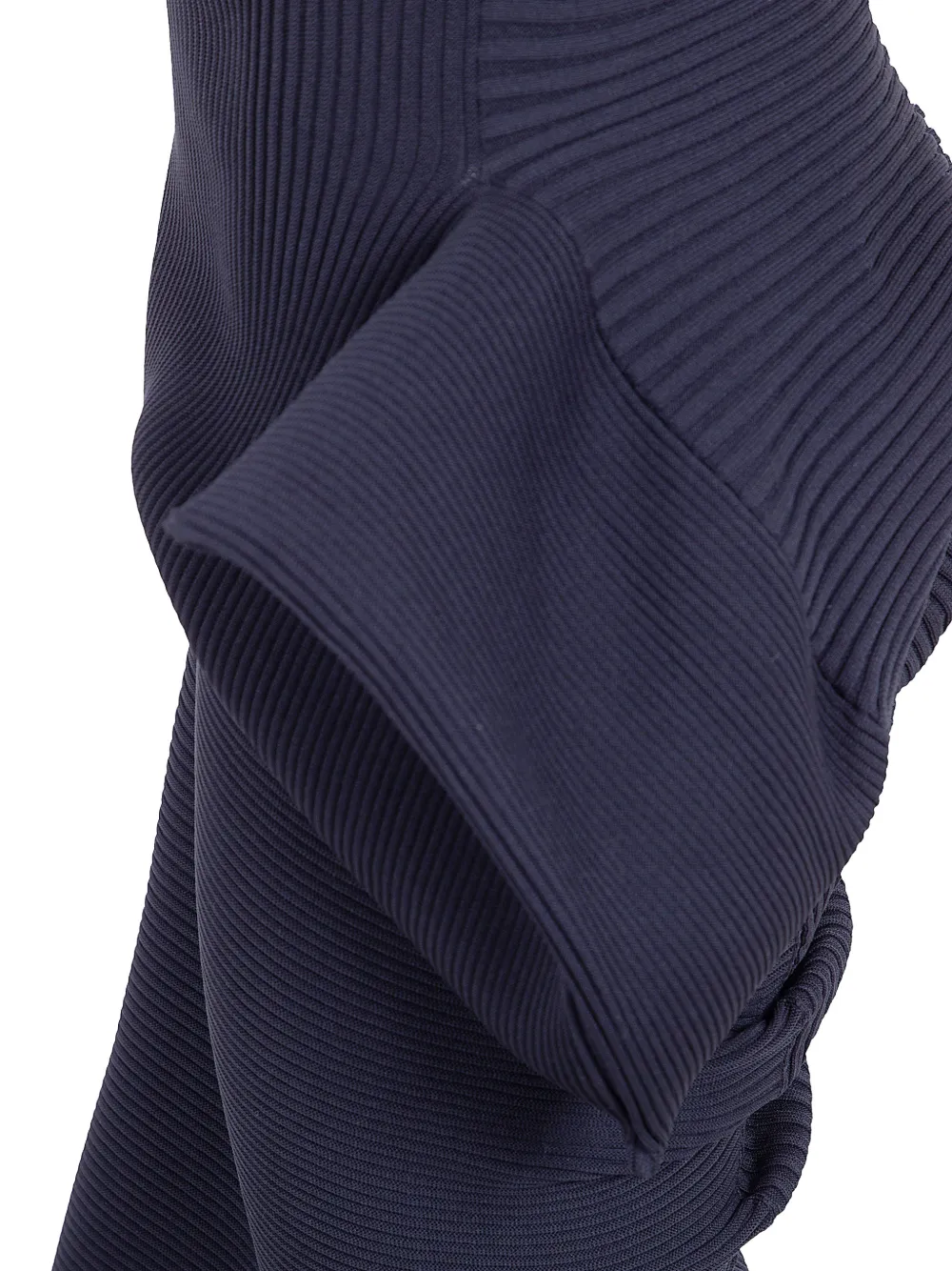 Issey Miyake Asymmetrische plooirok Zwart