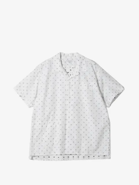 Engineered Garments قميص بطية وجيب مطبوع
