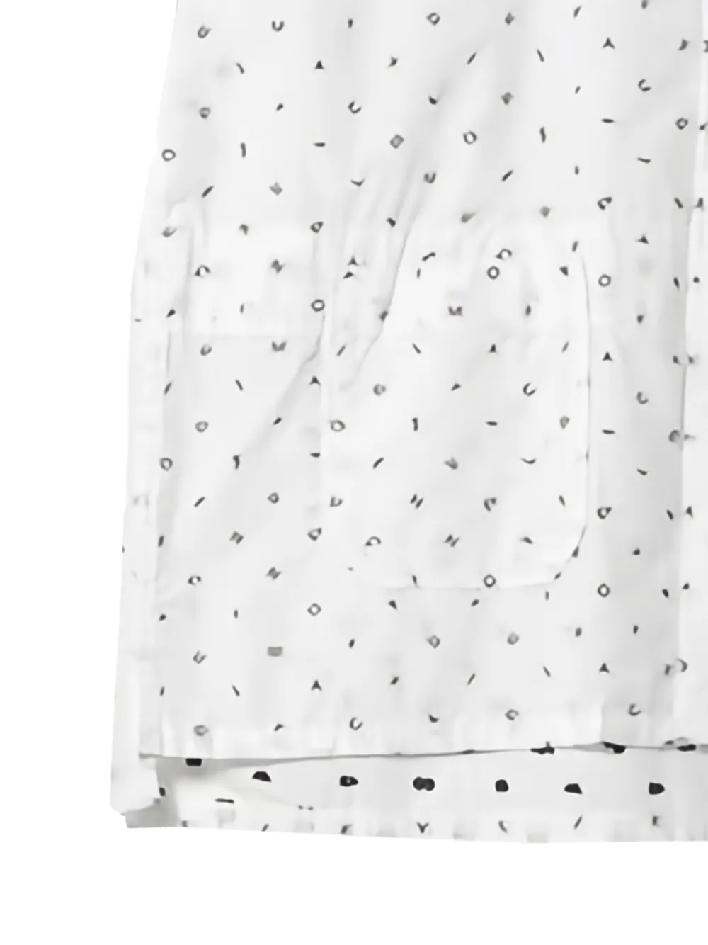 Engineered Garments Overhemd met print en zak Wit