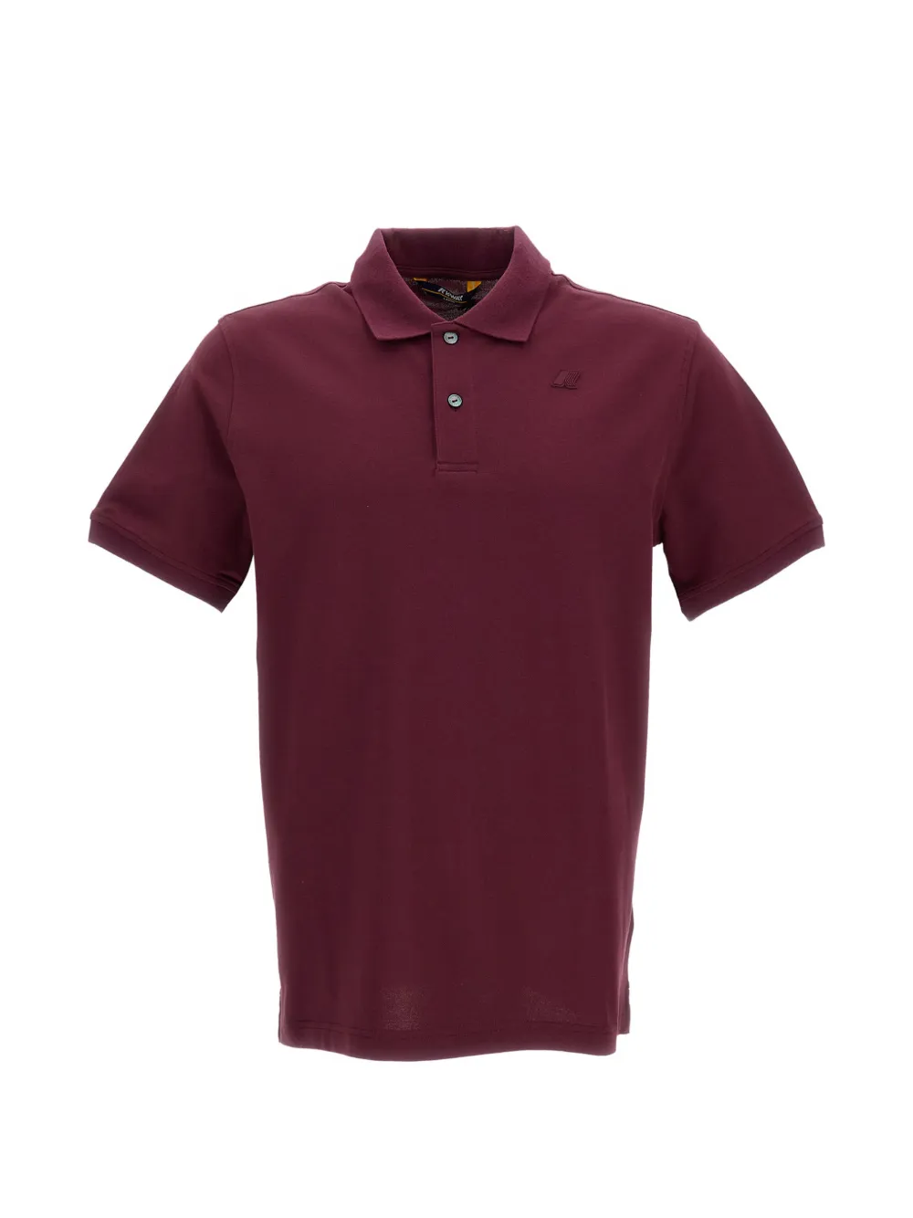 K-Way Amedee logo-patch piqué polo shirt - Rosso