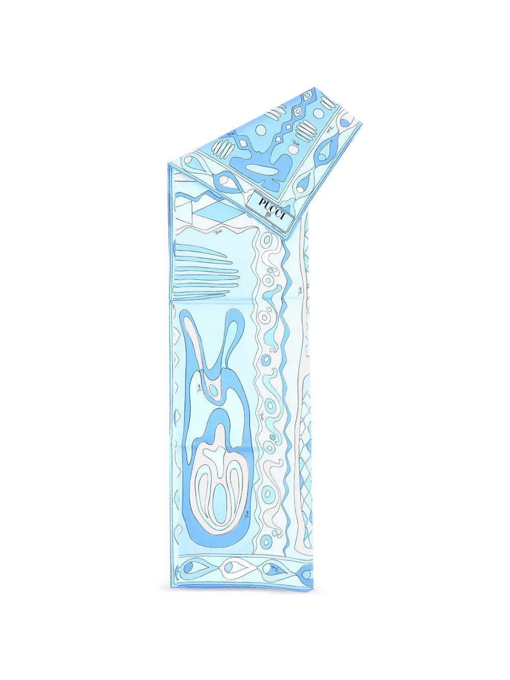 PUCCI Angoli printed scarf - Blu
