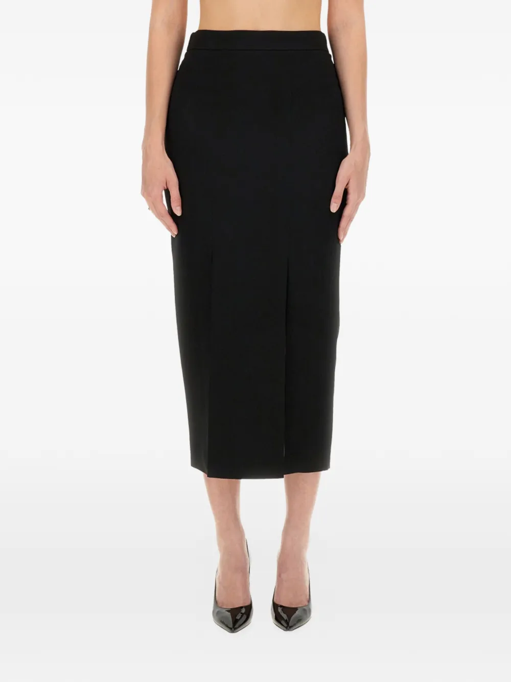 Moschino Rok met franjes Zwart