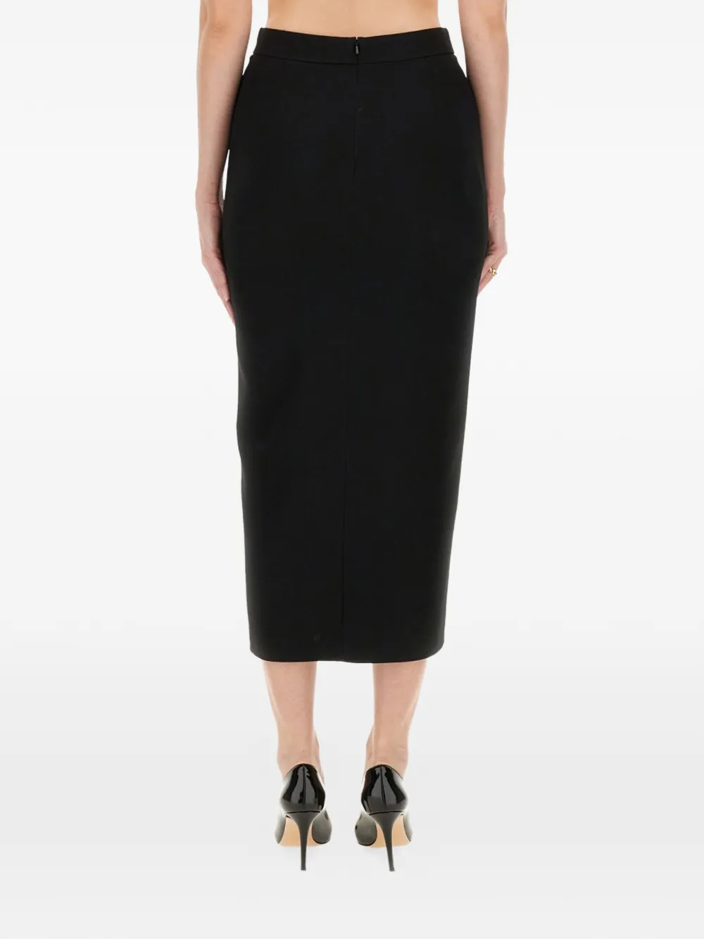 Moschino Rok met franjes Zwart