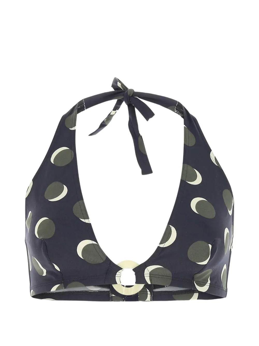 ERES printed bikini top - Blu