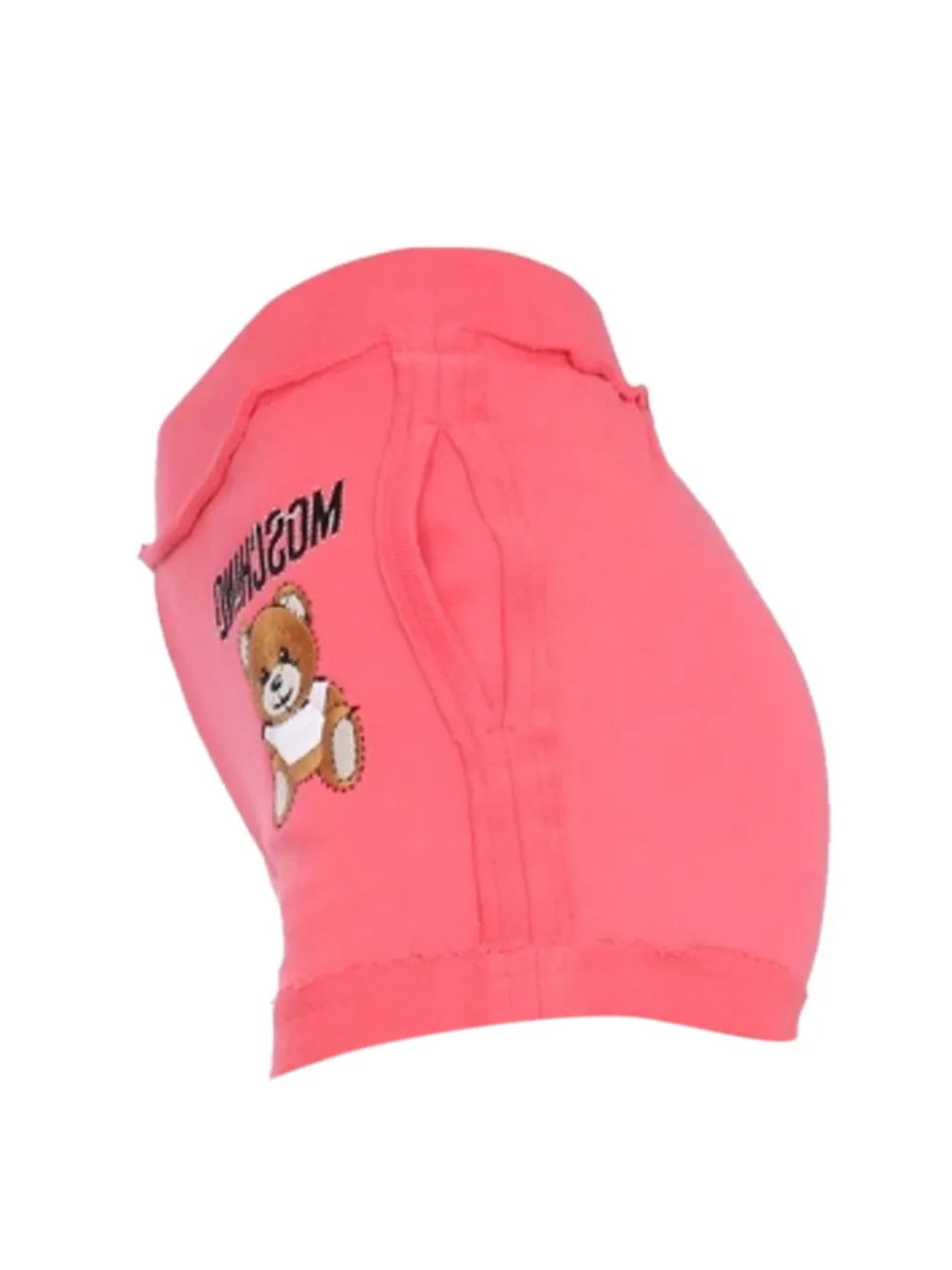Moschino Shorts met geborduurd logo Roze
