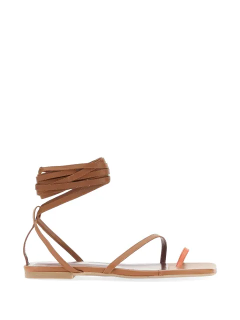 STAUD gladiator toe sandals
