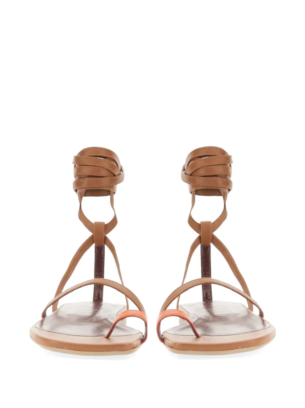 STAUD Gladiator sandalen Bruin