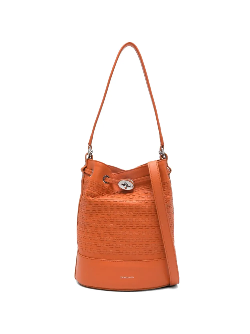 Zanellato small MONDA'® Musiva bucket bag - Arancione