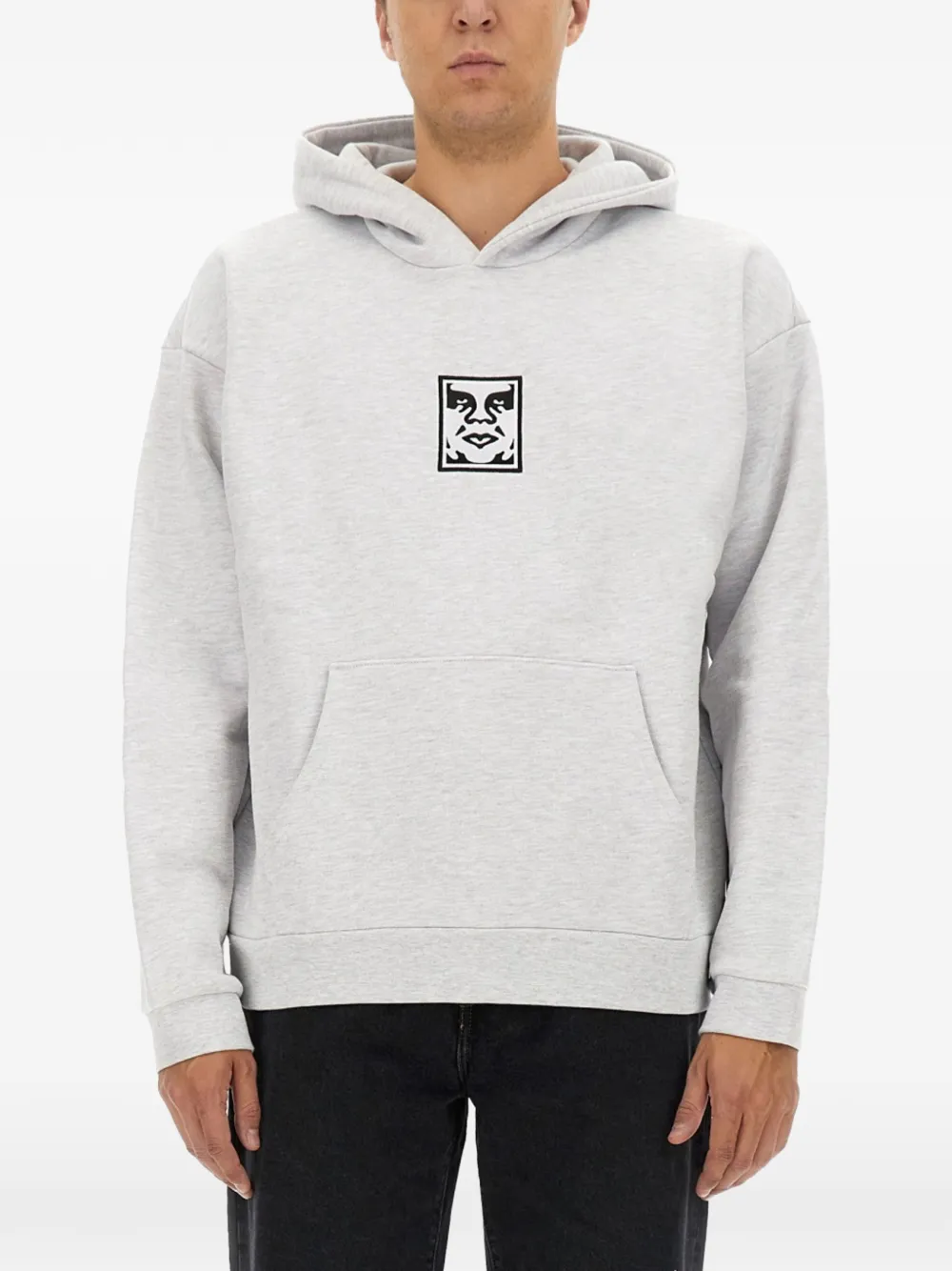 Obey Icon Face hoodie - Grigio