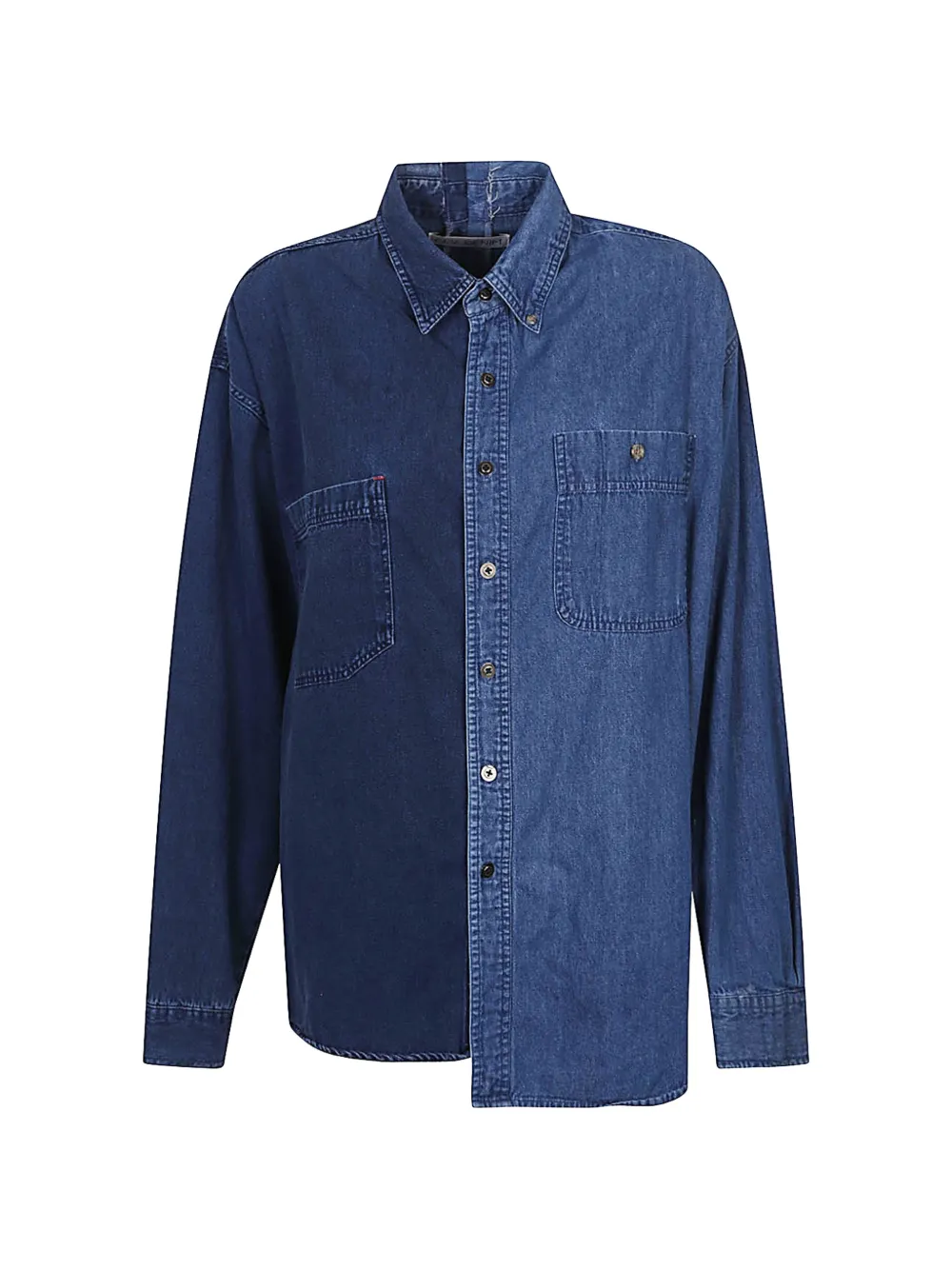 E.L.V. DENIM pocket cotton shirt