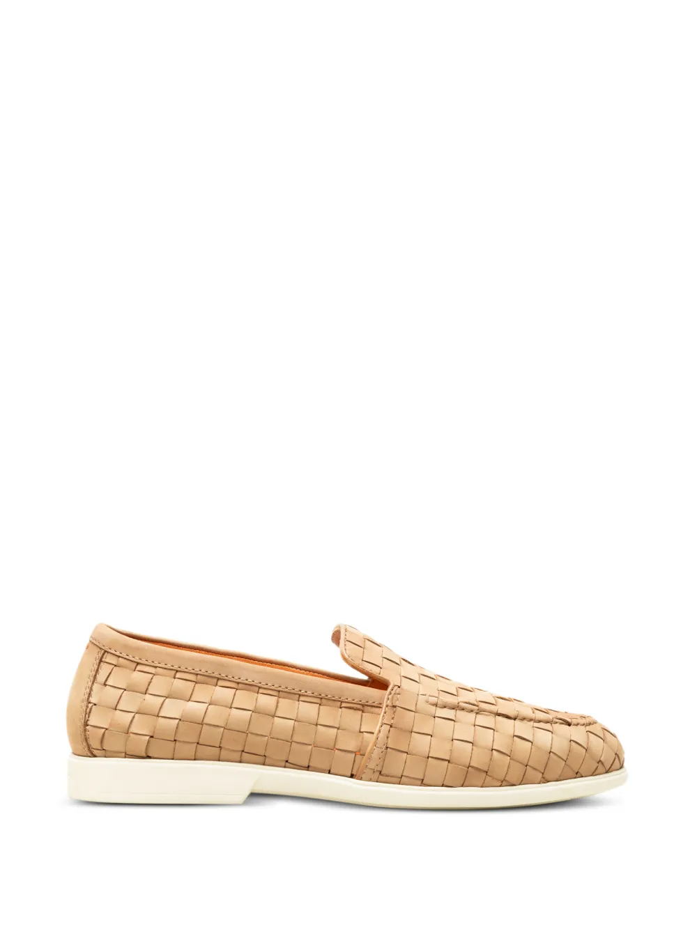 Santoni woven suede loafers - Toni neutri