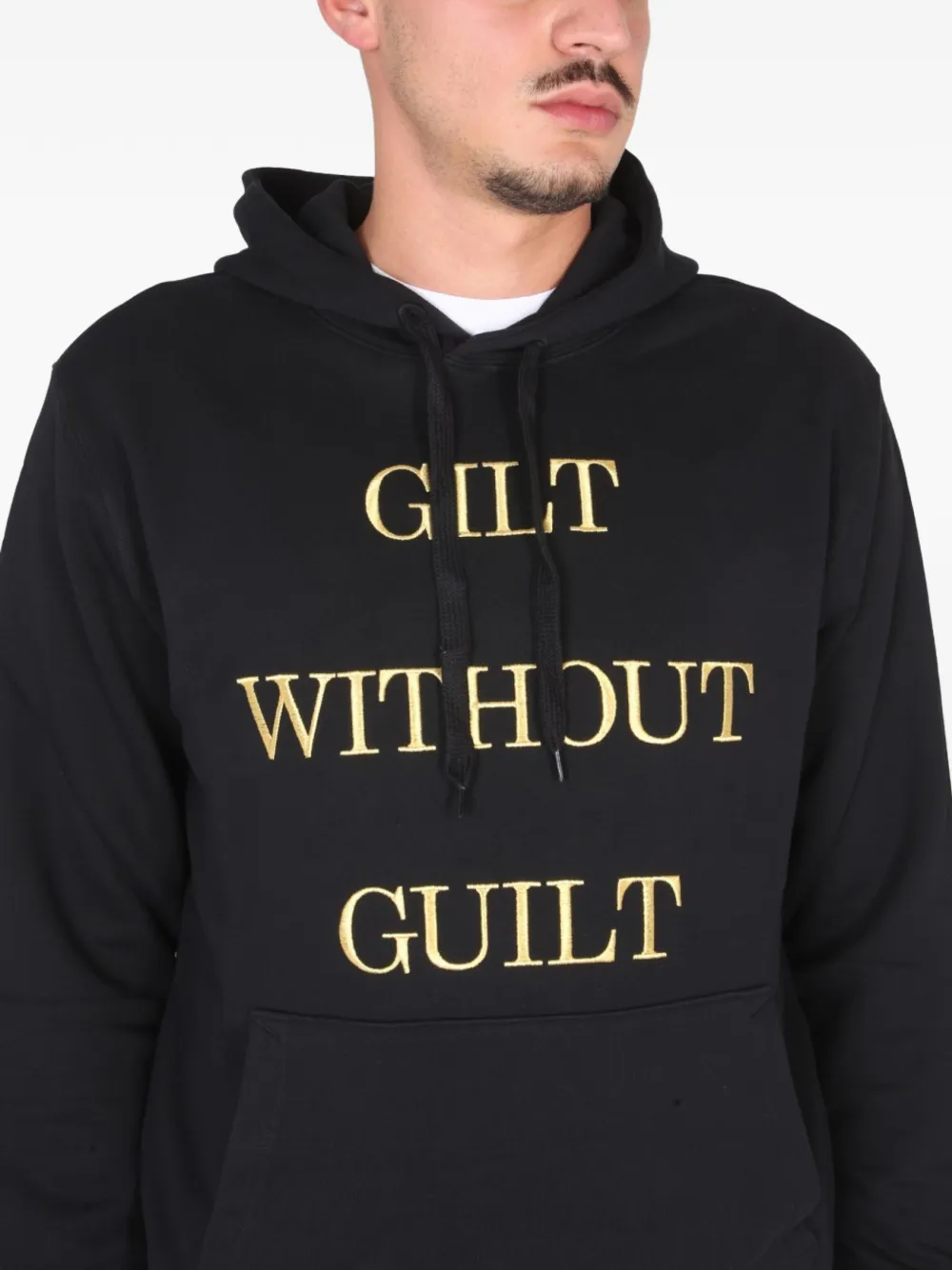 Moschino Guilt Without Guilt hoodie Zwart