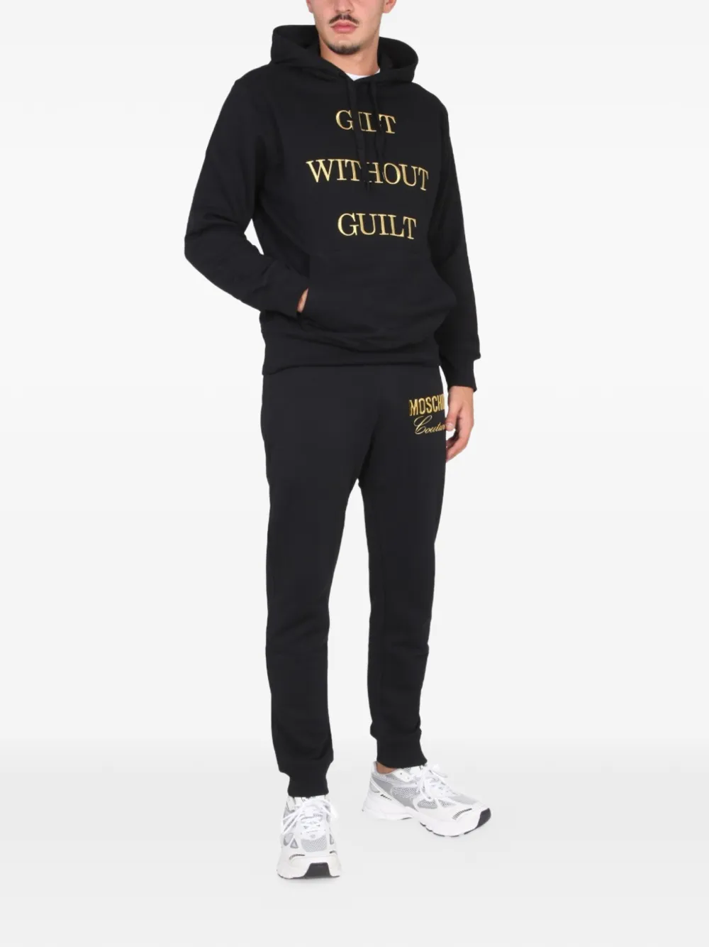 Moschino Guilt Without Guilt hoodie Zwart