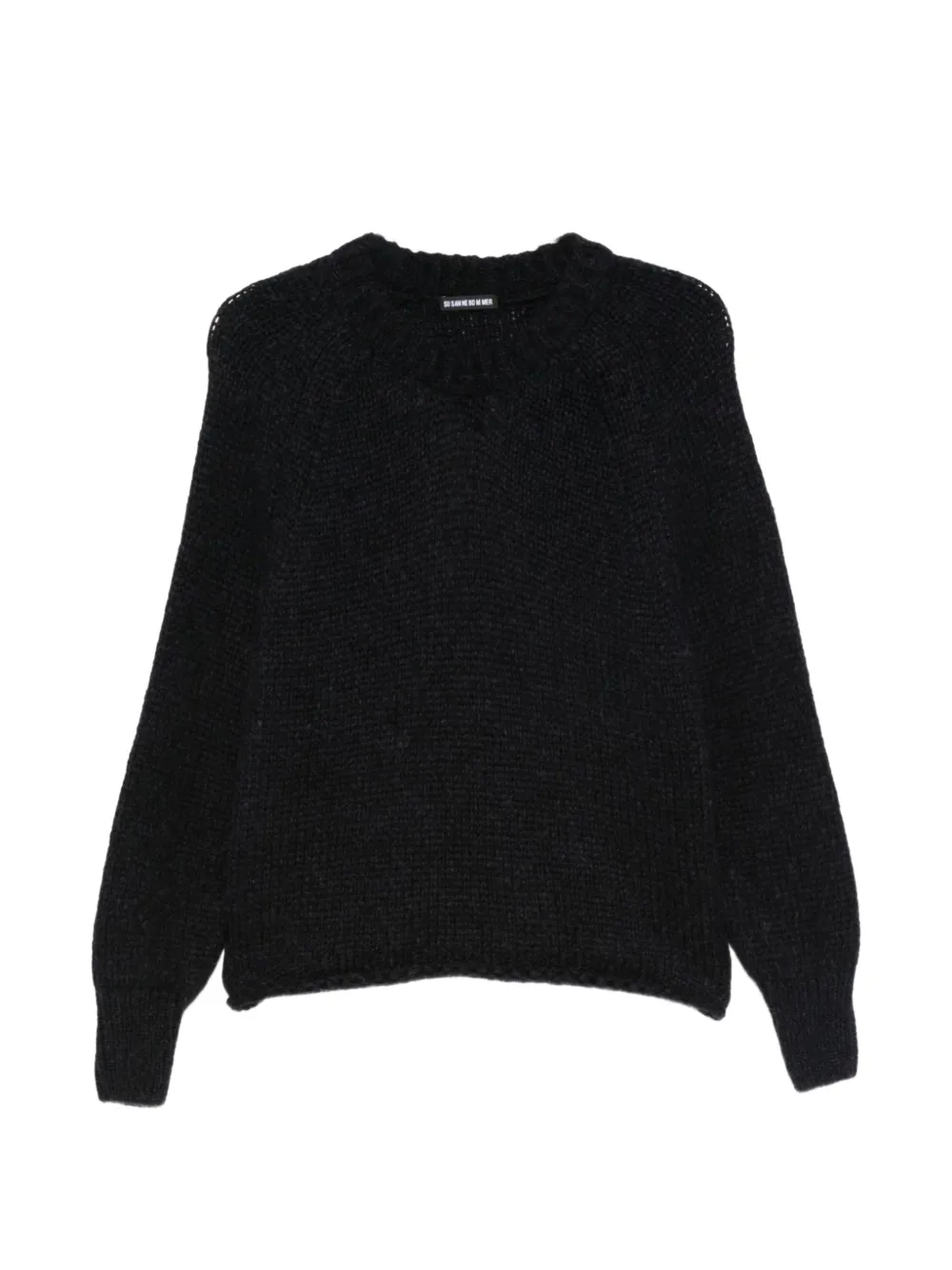 SUSANNE BOMMER crew-neck wool sweater - Blau
