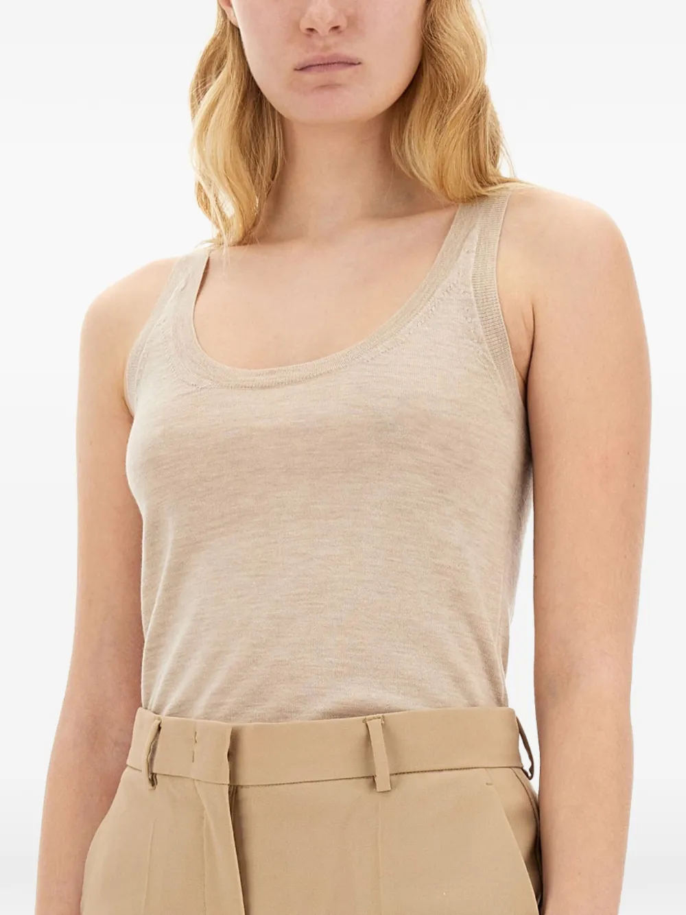 Max Mara Kasjmier tanktop Beige