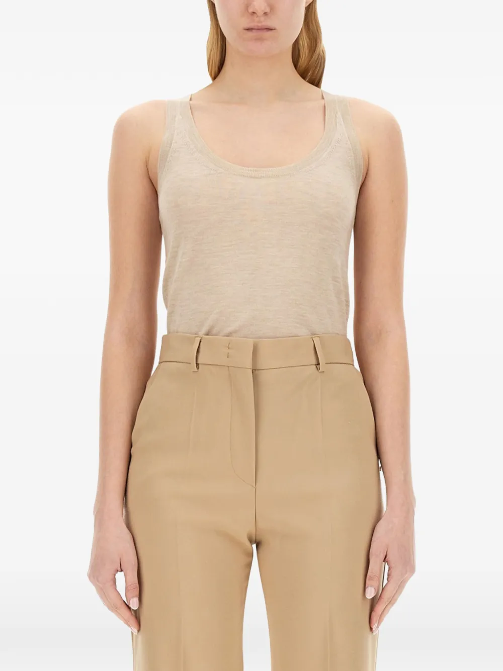 Max Mara racerback tank top - Toni neutri