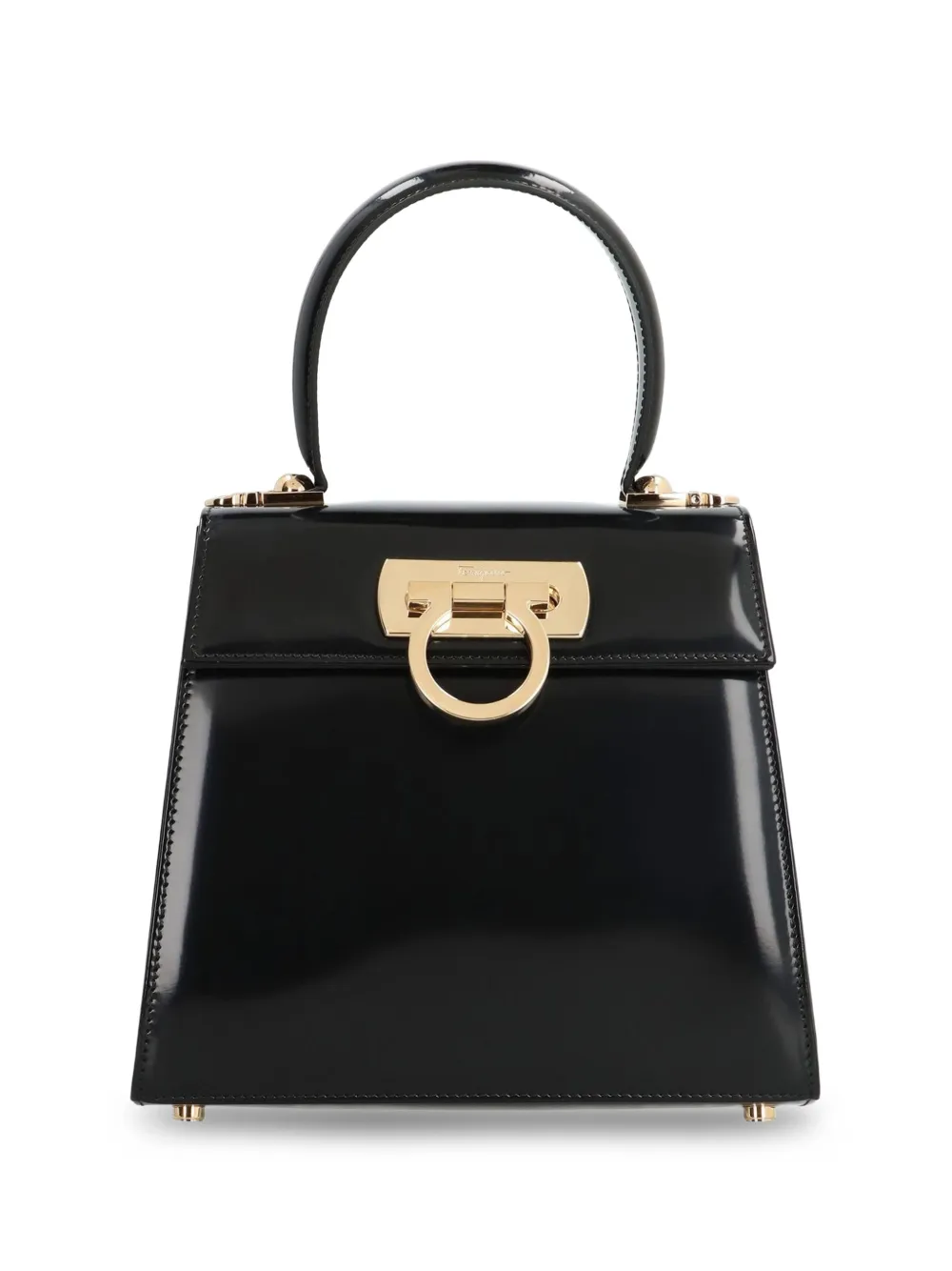 Ferragamo Iconic leather handbag - Nero