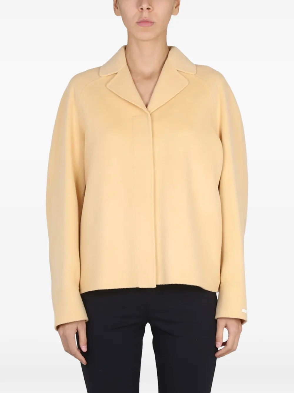 Max Mara Cappotto corto monopetto - Rosa