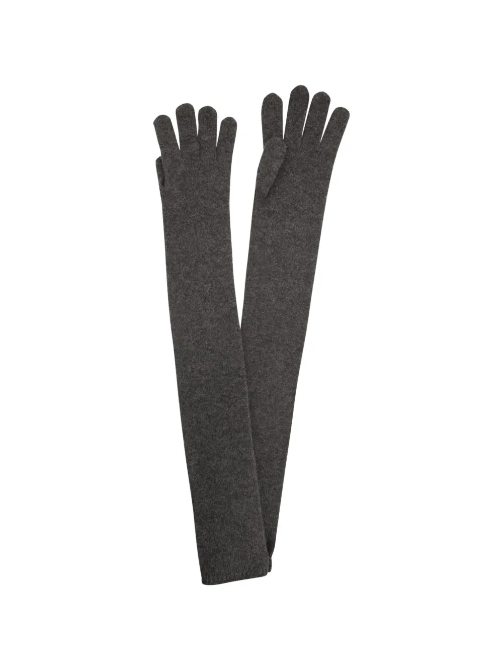 Max Mara Timor long gloves - Grigio