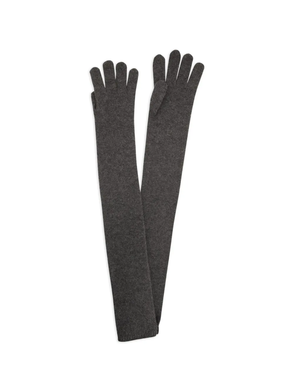 Max Mara Timor long gloves - Grigio