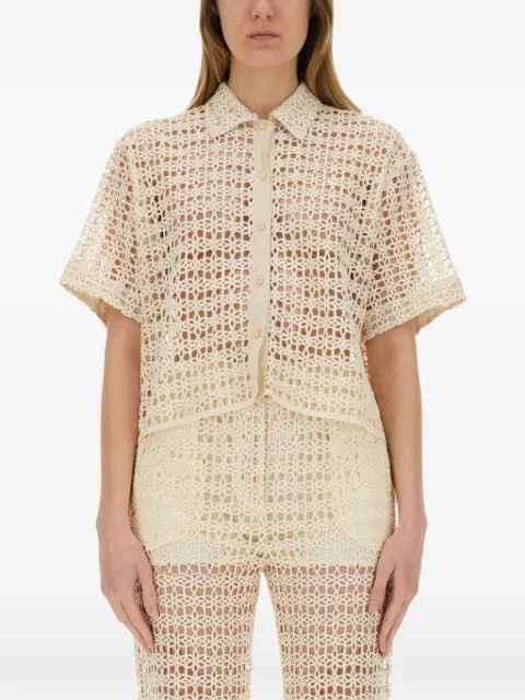 Alysi macrame shirt