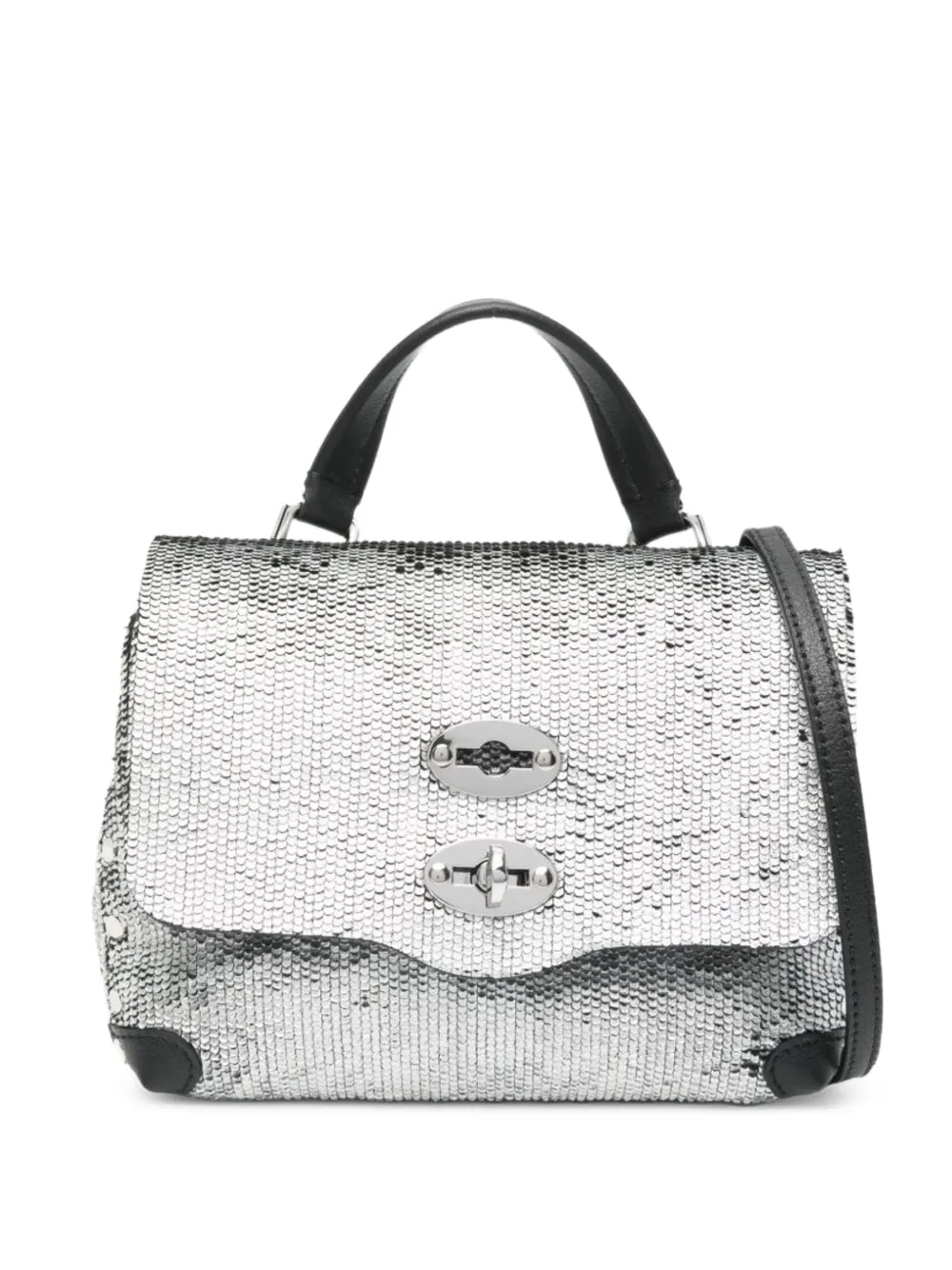 Zanellato baby Postina® sequin top-handle tote bag