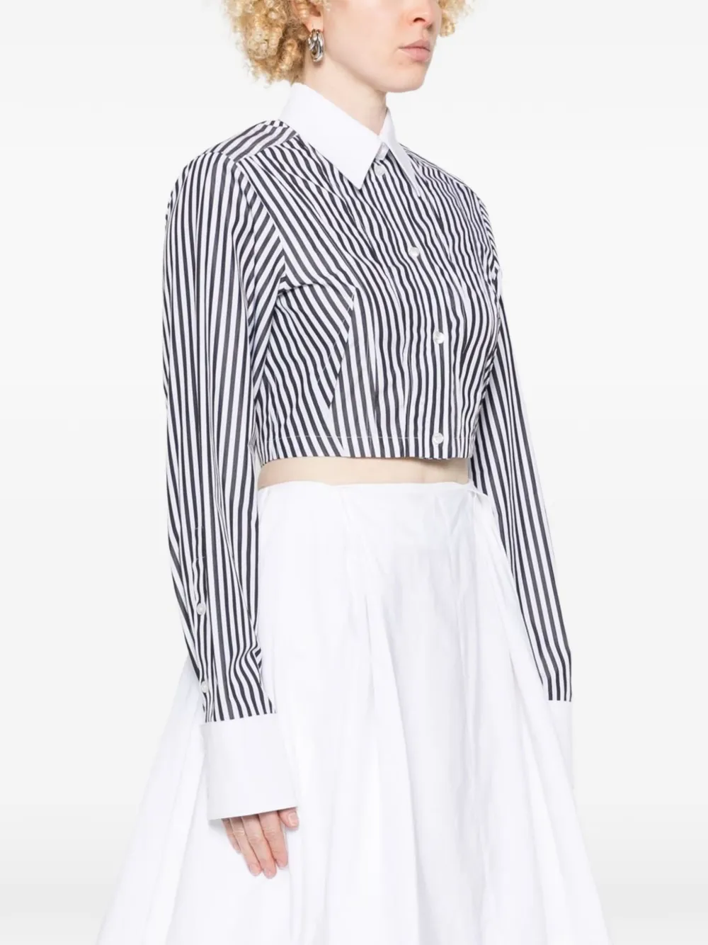 Sportmax Gestreept shirt Zwart
