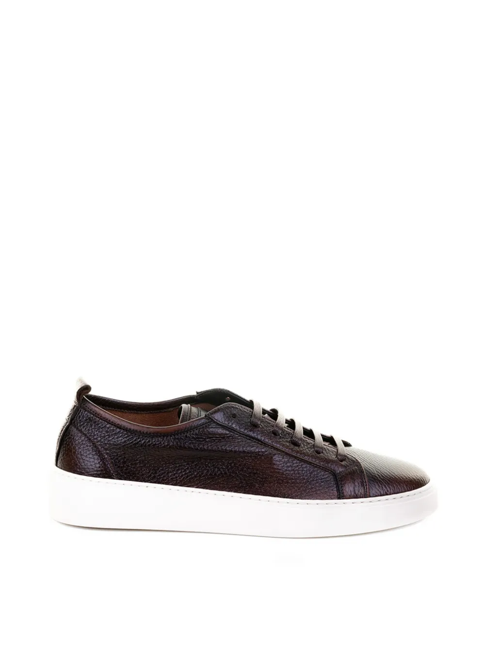 Neil Barrett leather sneakers - Marrone