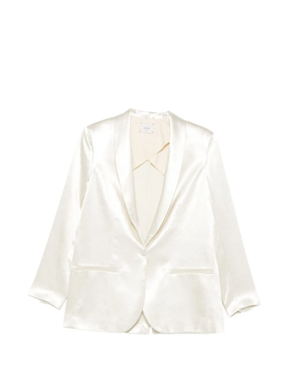 Alysi single-breasted blazer - Bianco
