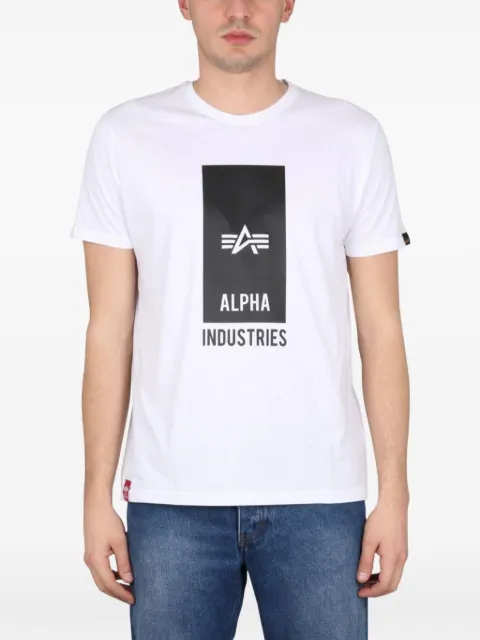 Alpha Industries logo-print T-shirt