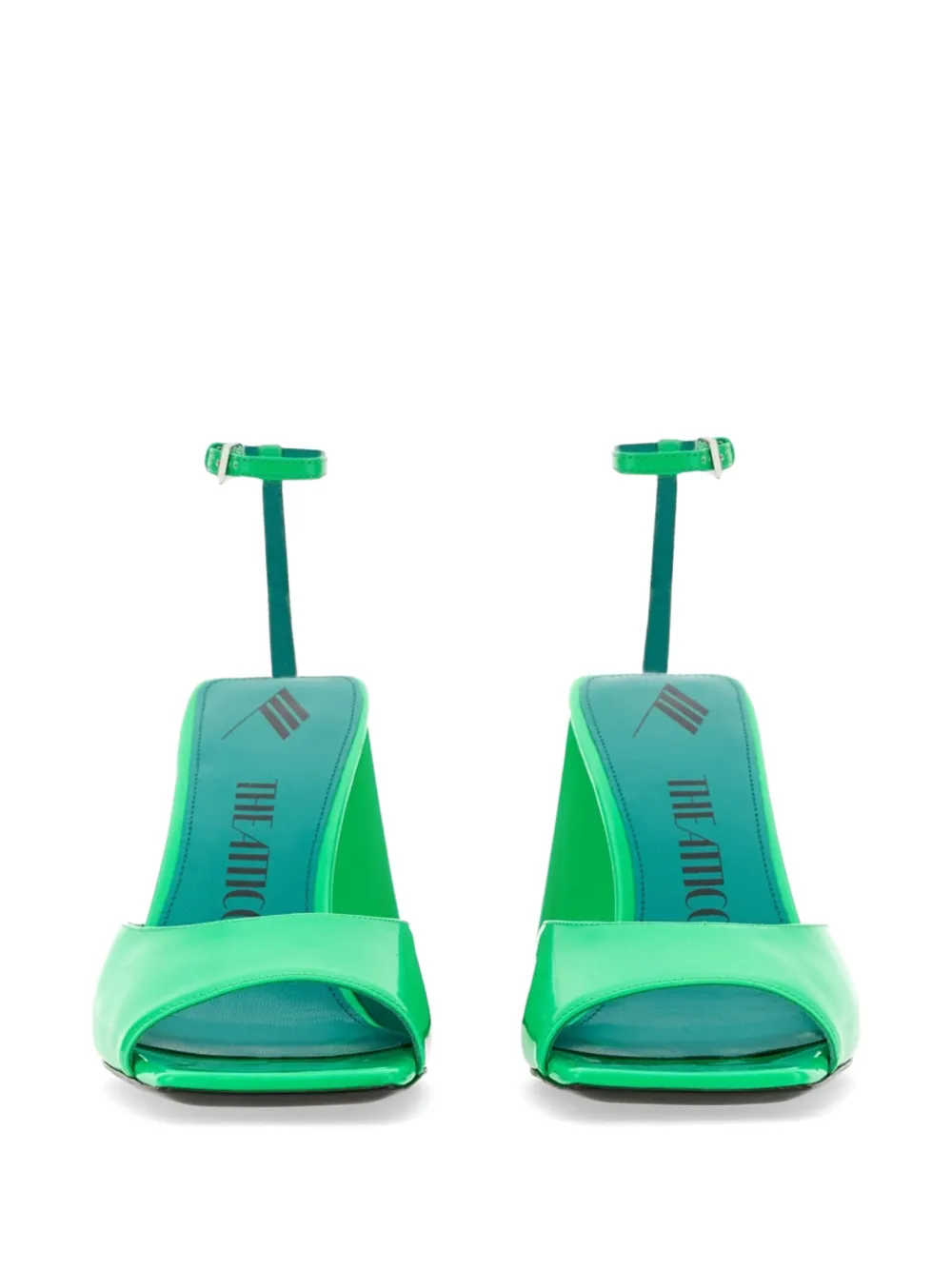 The Attico buckle sandals Groen