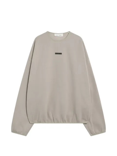 FEAR OF GOD ESSENTIALS logo-plaque cotton sweatshirt