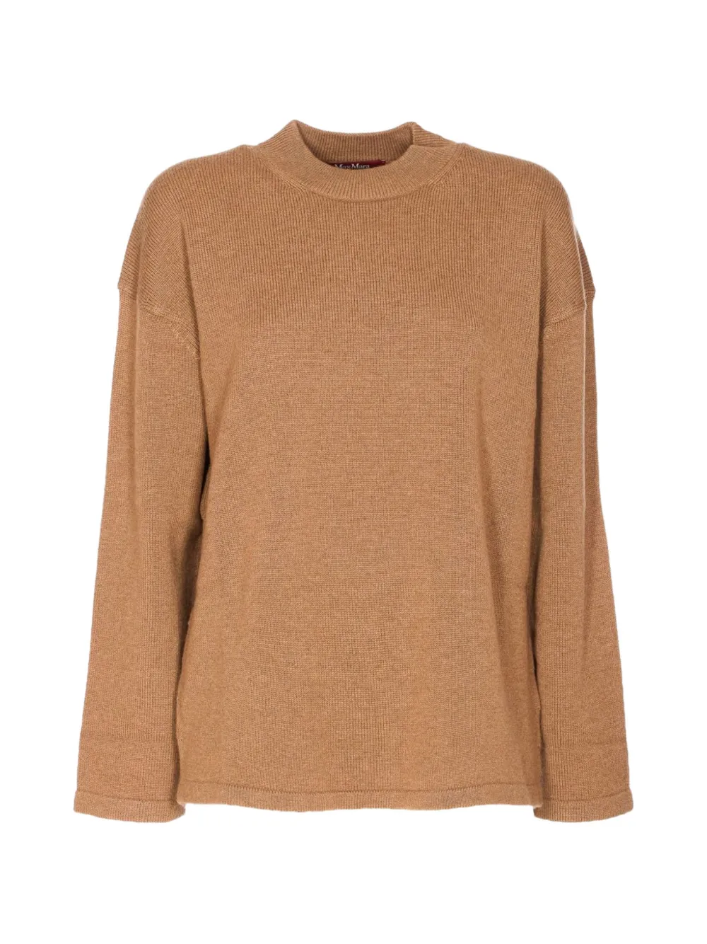 Max Mara ribbed crew-neck sweater - Marrone
