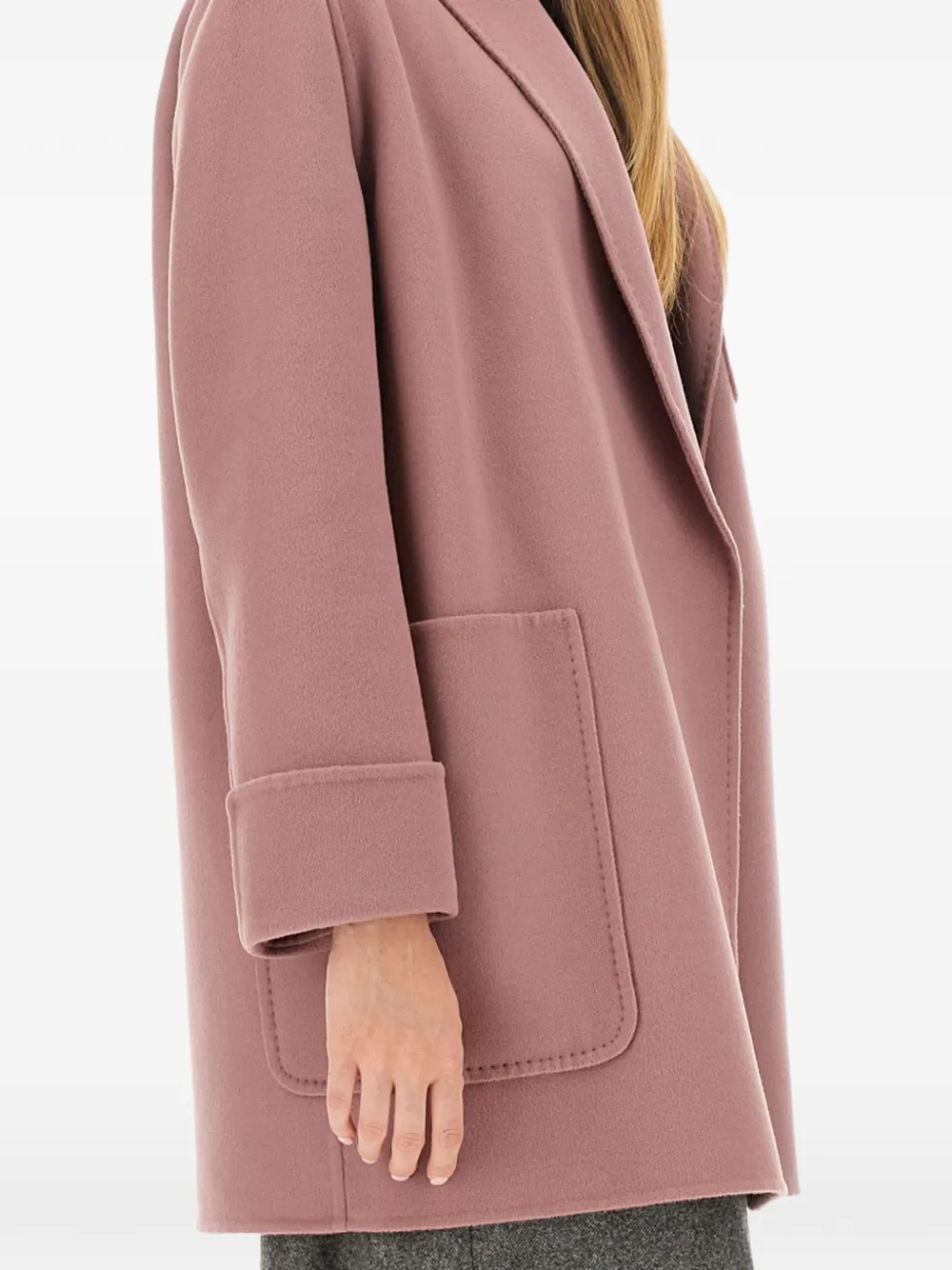 Max Mara Jas met ceintuur Roze