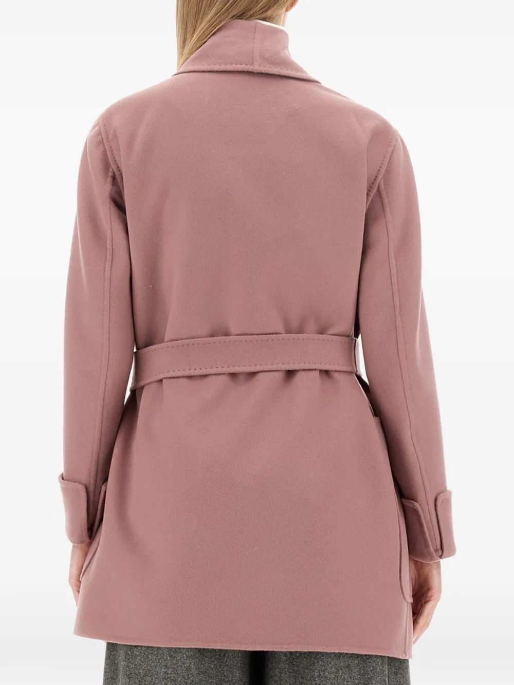 Max Mara Jas met ceintuur Roze