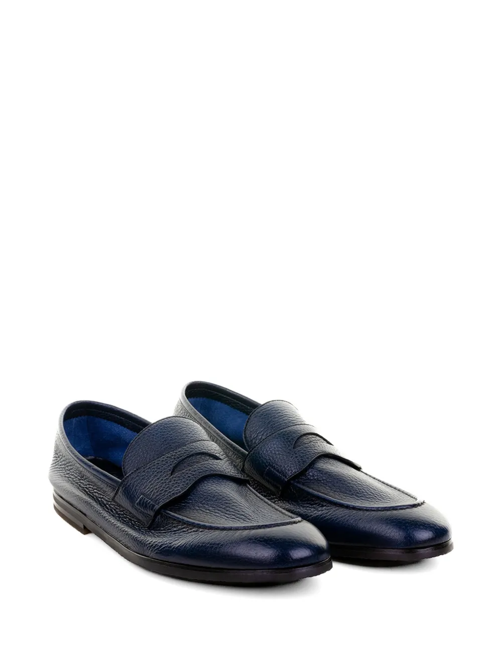 Neil Barrett penny leather loafers Blauw